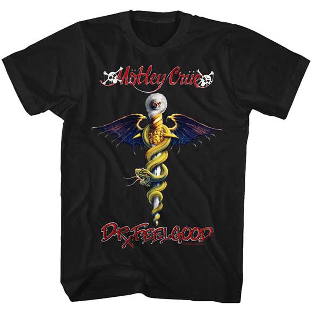 MOTLEY CRUE モトリークルー (来日 40周年 ) - DR FEEL GOOD / Tシャツ / メンズ - PGS